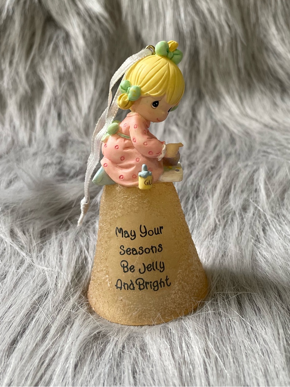 Vintage Precious Moments Girl Ornament